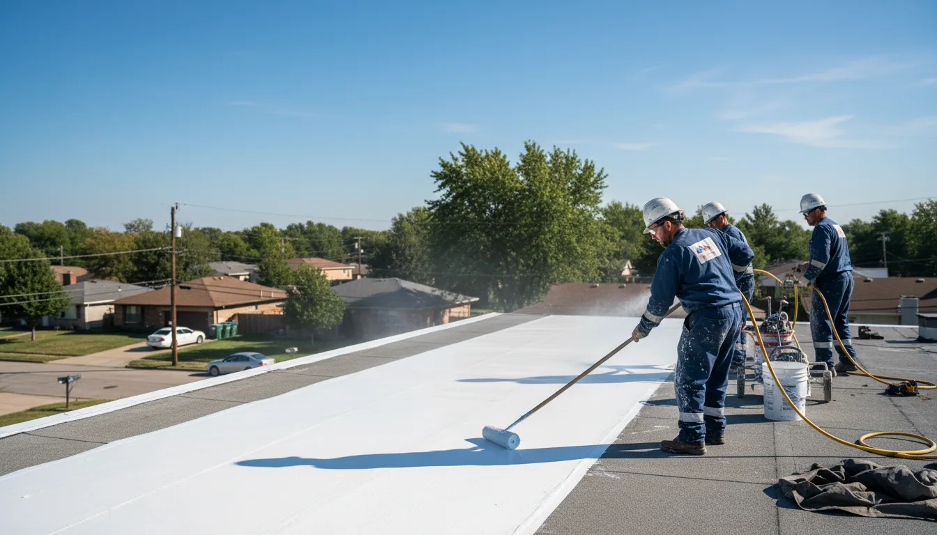 Commercial roof coating in Yale, IA near me